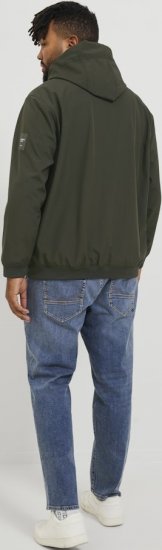 Jack & Jones BASIC Water-Resistant Softshell Jacket Green - Vestes - Vestes Homme Grandes Tailles