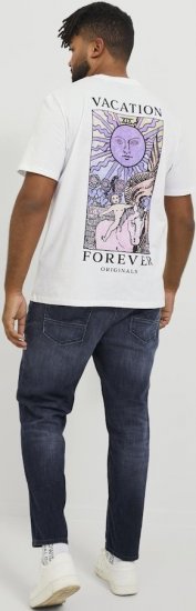 Jack & Jones GLENN FOX GE 224 Jeans Blue Denim - Jeans et pantalons - Jeans et Pantalons grande taille 