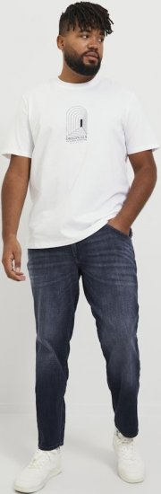 Jack & Jones GLENN FOX GE 224 Jeans Blue Denim - Jeans et pantalons - Jeans et Pantalons grande taille 