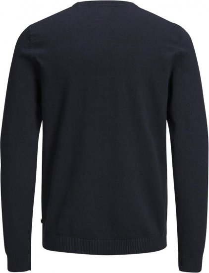 Jack & Jones BASIC Knitted Sweater Navy Blazer - Sweatshirts & hoodies - Sweatshirts/Hoodies grande taille homme