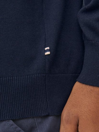Jack & Jones BASIC Knitted Sweater Navy Blazer - Sweatshirts & hoodies - Sweatshirts/Hoodies grande taille homme