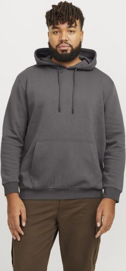 Jack & Jones BRADLEY Hoodie Grey - Sweatshirts & hoodies - Sweatshirts/Hoodies grande taille homme