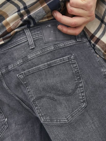 Jack & Jones MIKE ORIGINAL SQ 270 Jeans Black Denim - Jeans et pantalons - Jeans et Pantalons grande taille 