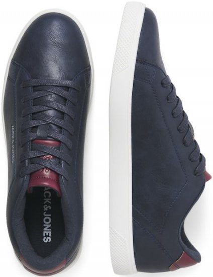 Jack & Jones Bosley Sneakers Navy Blazer/Red Dahlia - Chaussures homme 40-52 - 