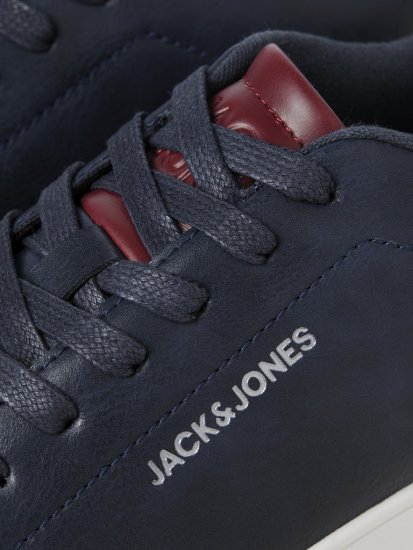 Jack & Jones Bosley Sneakers Navy Blazer/Red Dahlia - Chaussures homme 40-52 - 
