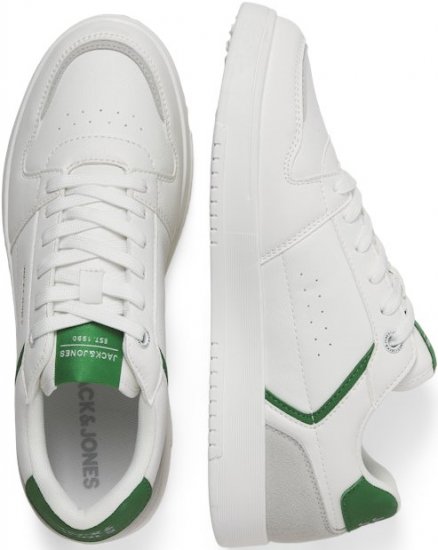Jack & Jones Ealing 7992 Sneakers White/TREKKING GREEN - Chaussures homme 40-52 - 