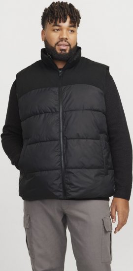 Jack & Jones MOON Bodywarmer Black - Vestes - Vestes Homme Grandes Tailles