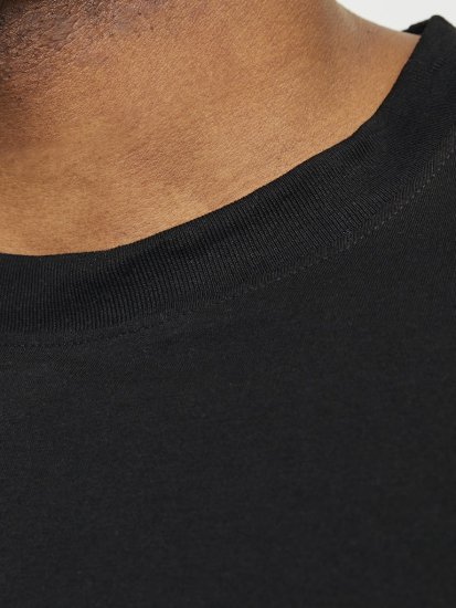 Jack & Jones JJEBRADLEY T-Shirt Black - T-shirts - T-shirts Homme Grande Taille