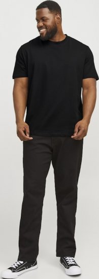 Jack & Jones JJEBRADLEY T-Shirt Black - T-shirts - T-shirts Homme Grande Taille