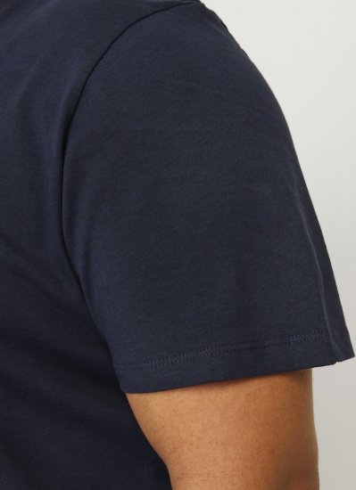 Jack & Jones CALEB VARSITY O-Neck T-Shirt Navy Blazer - T-shirts - T-shirts Homme Grande Taille