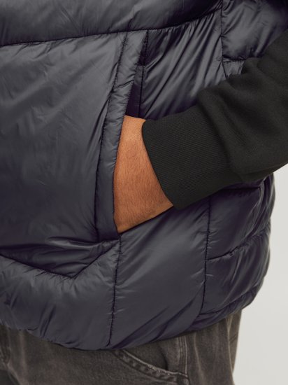 Jack & Jones SPRINT BODYWARMER With Collar Black - Vestes - Vestes Homme Grandes Tailles