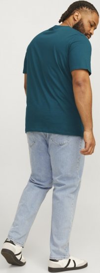 Jack & Jones CORP Logo Play 5 T-Shirt Deep Teal - T-shirts - T-shirts Homme Grande Taille
