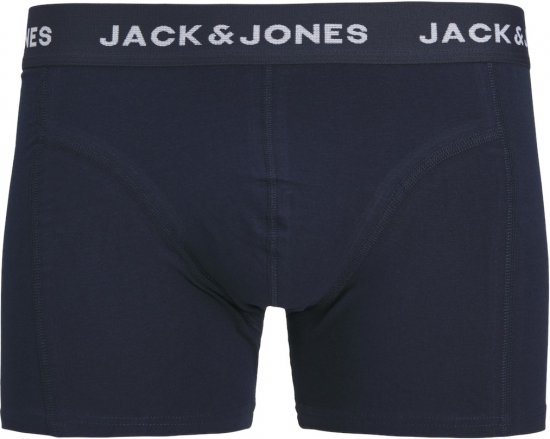 Jack & Jones JACCAMOFLAGE Trunks 3-Pack Navy Blazer - Sous-vêtements & bain - Sous-vêtements Grande Taille