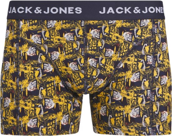 Jack & Jones SKULLROCK Trunks 3-Pack Navy Blazer - Sous-vêtements & bain - Sous-vêtements Grande Taille