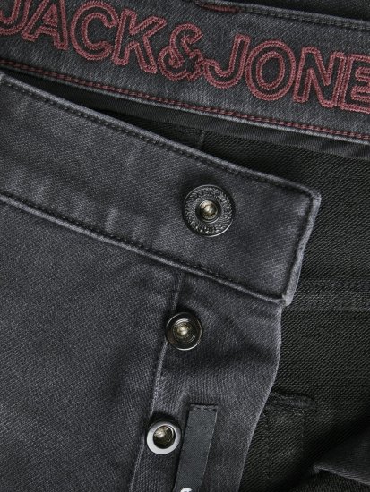 Jack & Jones JJIMIKE JJICON I.K. SQ 028 Jeans Black Denim - Jeans et pantalons - Jeans et Pantalons grande taille 
