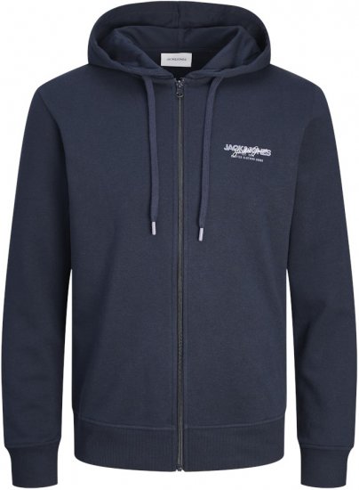 Jack & Jones ALVIS Hoodie Navy Blazer - Sweatshirts & hoodies - Sweatshirts/Hoodies grande taille homme