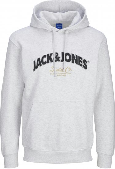 Jack & Jones JORBRONX Hoodie White - Sweatshirts & hoodies - Sweatshirts/Hoodies grande taille homme