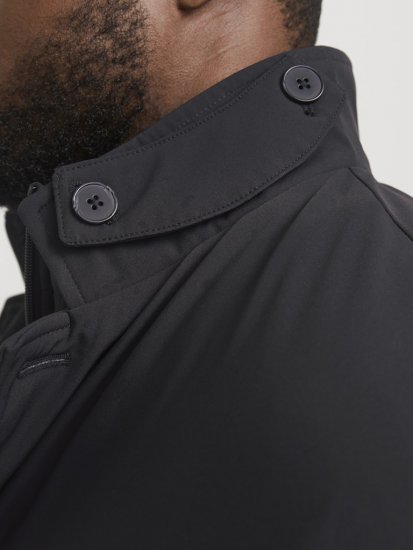 Jack & Jones REMY Windproof Water-resistant Softshell Jacket Black - Vestes - Vestes Homme Grandes Tailles