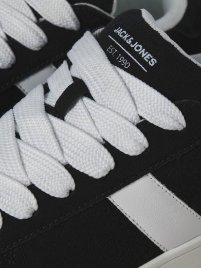 Jack & Jones Miles SYN Suede Sneakers Black - Chaussures homme 40-52 - 