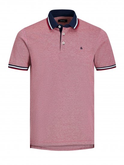 Jack & Jones Paulos Polo Rio Red - Polos - Polos homme grande taille