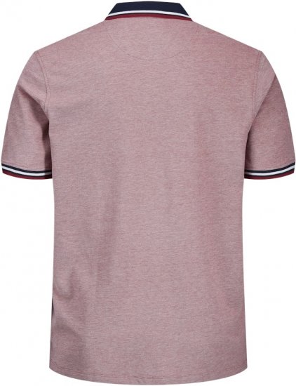 Jack & Jones PAULOS Short Sleeve Polo Rio Red/PS - Polos - Polos homme grande taille