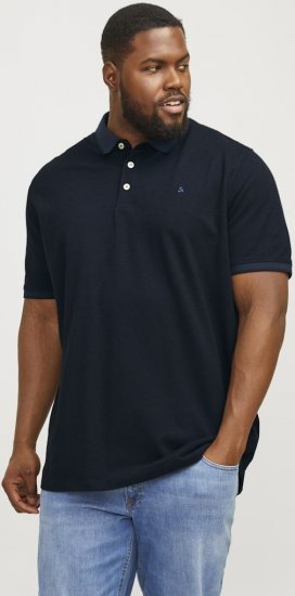 Jack & Jones PAULOS Short Sleeve Polo Dark Navy/PS - Polos - Polos homme grande taille