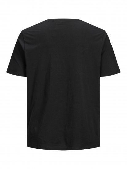 Jack & Jones Organic Basic T-shirt Black - T-shirts - T-shirts Homme Grande Taille