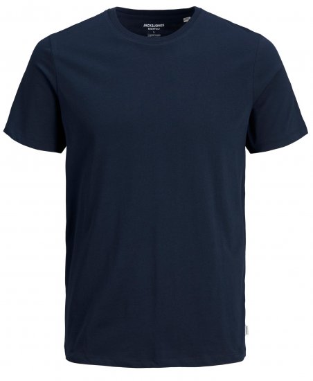 Jack & Jones Organic Basic T-shirt Navy Blazer - T-shirts - T-shirts Homme Grande Taille