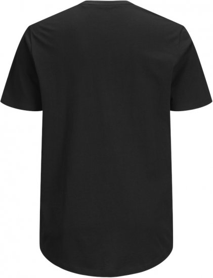 Jack & Jones NOA Crew Neck T-Shirt Black - T-shirts - T-shirts Homme Grande Taille