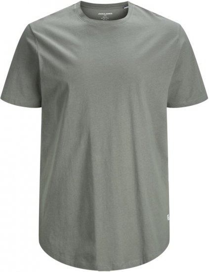 Jack & Jones NOA Crew Neck T-Shirt Grey - T-shirts - T-shirts Homme Grande Taille