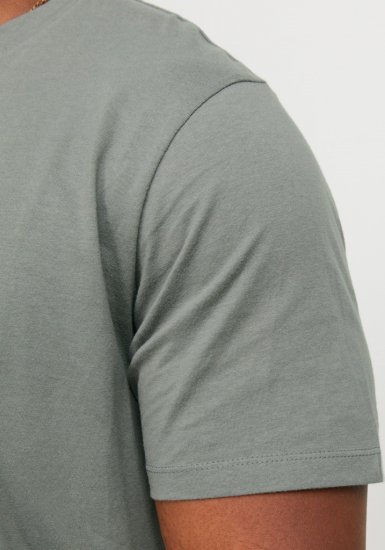Jack & Jones NOA Crew Neck T-Shirt Grey - T-shirts - T-shirts Homme Grande Taille