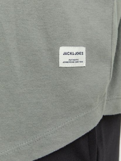Jack & Jones NOA Crew Neck T-Shirt Grey - T-shirts - T-shirts Homme Grande Taille