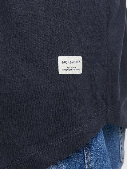 Jack & Jones NOA Crew Neck T-Shirt Navy Blazer - T-shirts - T-shirts Homme Grande Taille