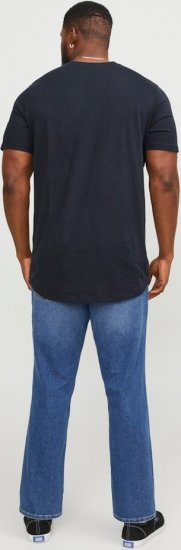 Jack & Jones NOA Crew Neck T-Shirt Navy Blazer - T-shirts - T-shirts Homme Grande Taille