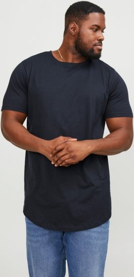 Jack & Jones NOA Crew Neck T-Shirt Navy Blazer - T-shirts - T-shirts Homme Grande Taille