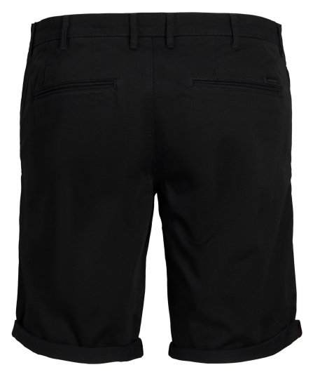 Jack & Jones JPSTBOWIE Chino Shorts Black - Shorts - Shorts hommes grande taille