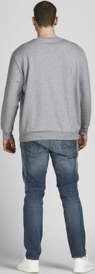 Jack & Jones Basic Sweatshirt Light Grey Melange - Sweatshirts & hoodies - Sweatshirts/Hoodies grande taille homme
