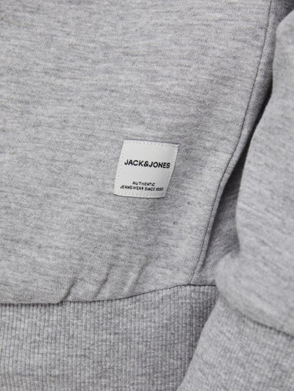 Jack & Jones Basic Sweatshirt Light Grey Melange - Sweatshirts & hoodies - Sweatshirts/Hoodies grande taille homme