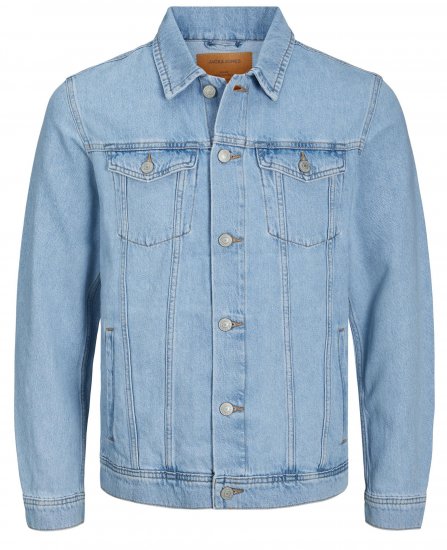 Jack & Jones JJIJEAN Denim jacket Blue Denim - Vestes - Vestes Homme Grandes Tailles
