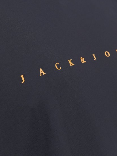 Jack & Jones STAR T-Shirt Dark Navy - T-shirts - T-shirts Homme Grande Taille
