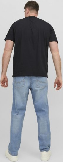 Jack & Jones STAR T-Shirt Black - T-shirts - T-shirts Homme Grande Taille