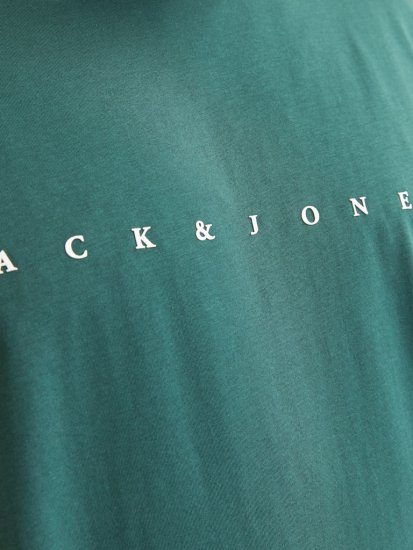 Jack & Jones STAR T-Shirt Deep Teal - T-shirts - T-shirts Homme Grande Taille