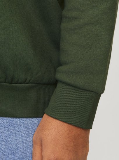 Jack & Jones 2 COL LOGO Hoodie Kombu Green - Sweatshirts & hoodies - Sweatshirts/Hoodies grande taille homme