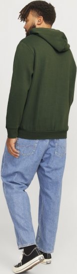 Jack & Jones 2 COL LOGO Hoodie Kombu Green - Sweatshirts & hoodies - Sweatshirts/Hoodies grande taille homme