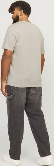 Jack & Jones LEGACY BLOCKING T-Shirt Beige - T-shirts - T-shirts Homme Grande Taille