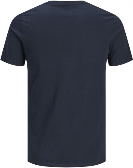 Jack & Jones CORP Logo T-Shirt Navy Blazer - T-shirts - T-shirts Homme Grande Taille