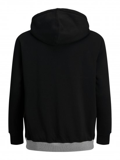Jack & Jones JJEURBAN BLOCKING SWEAT Black - Sweatshirts & hoodies - Sweatshirts/Hoodies grande taille homme