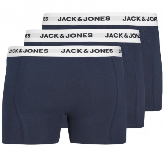 Jack & Jones JACBASIC Boxers 3-pack Navy - Sous-vêtements & bain - Sous-vêtements Grande Taille