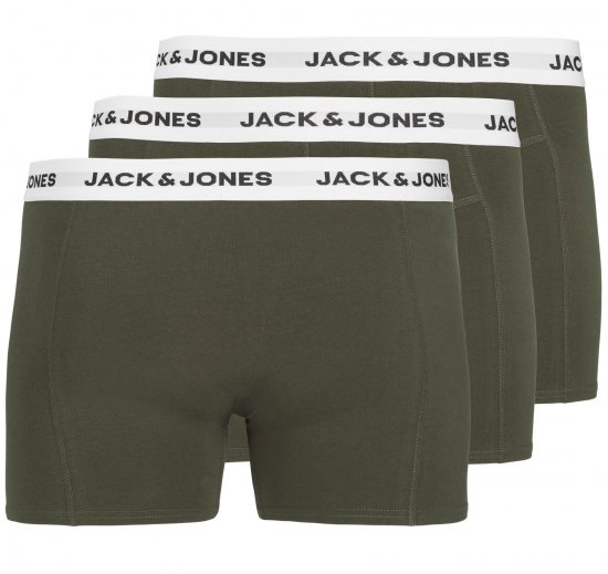 Jack & Jones JACBASIC Boxers 3-pack Green - Sous-vêtements & bain - Sous-vêtements Grande Taille