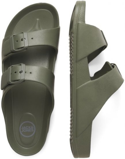 Jack & Jones Croxton Moulded Sandals Khaki - Chaussures homme 40-52 - 